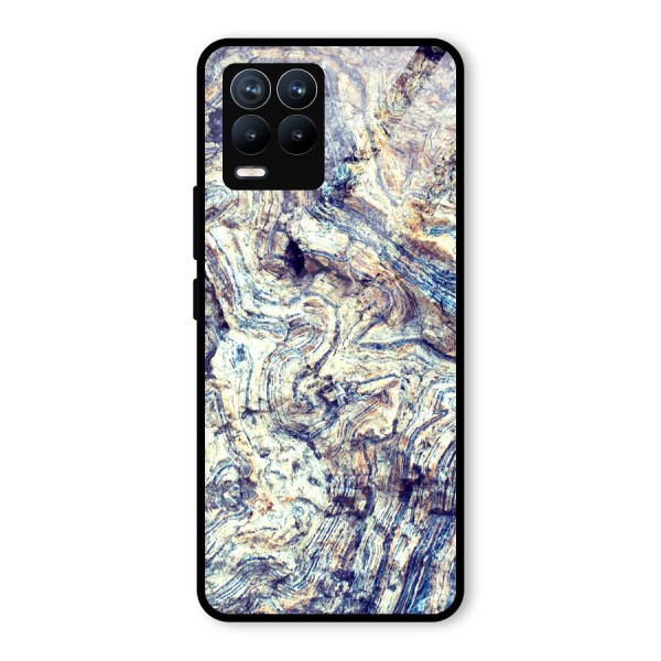 Marble Pattern Glass Back Case for Realme 8