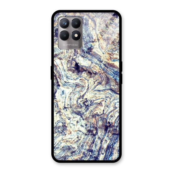 Marble Pattern Glass Back Case for Realme 8i