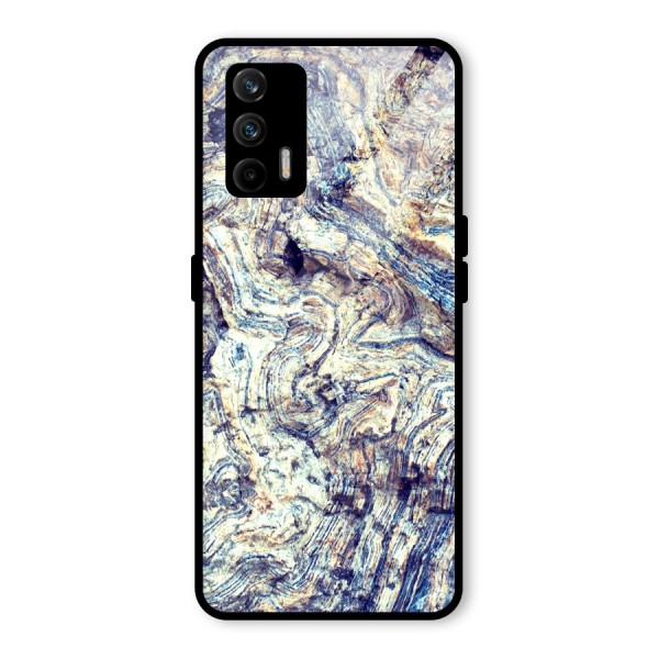 Marble Pattern Glass Back Case for Realme X7 Max