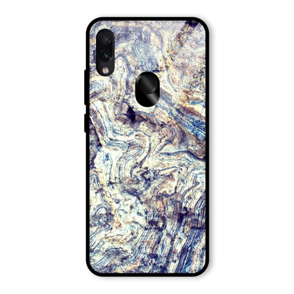 Marble Pattern Glass Back Case for Redmi Note 7