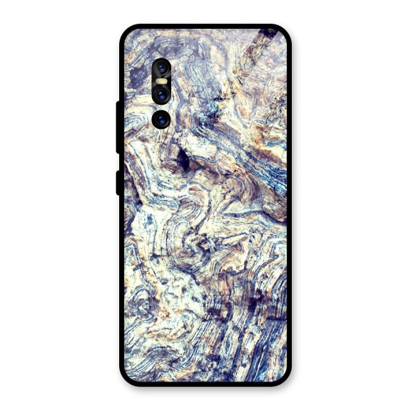 Marble Pattern Glass Back Case for Vivo V15 Pro