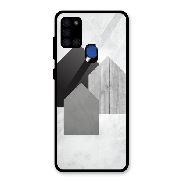 Marble Poster Glass Back Case for Galaxy A21s