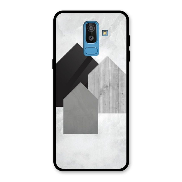 Marble Poster Glass Back Case for Galaxy J8