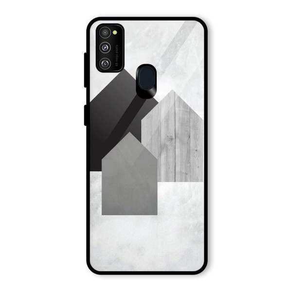 Marble Poster Glass Back Case for Galaxy M21