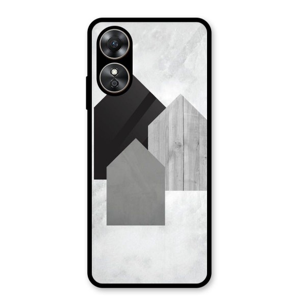 Marble Poster Glass Back Case for Oppo A17