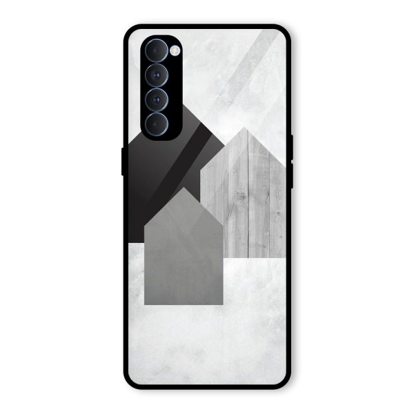 Marble Poster Glass Back Case for Oppo Reno4 Pro