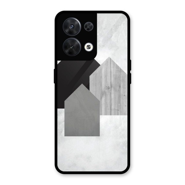 Marble Poster Glass Back Case for Oppo Reno8 5G