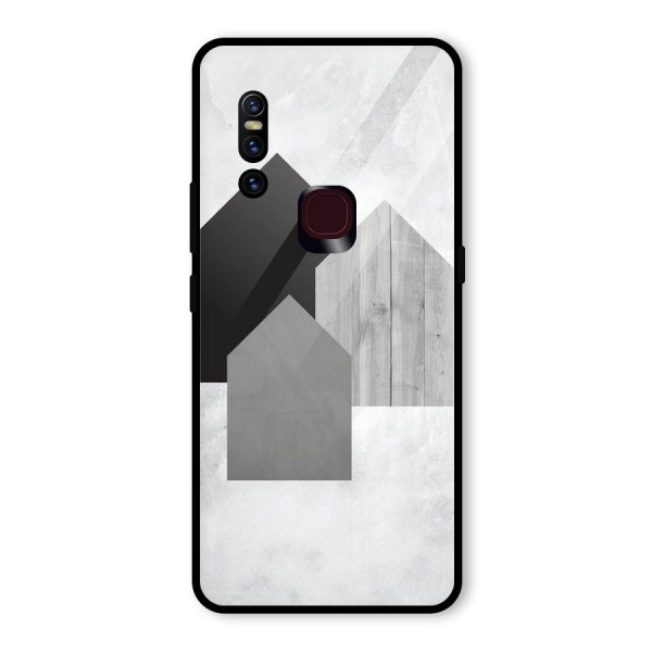 Marble Poster Glass Back Case for Vivo V15