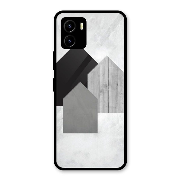 Marble Poster Glass Back Case for Vivo Y15s