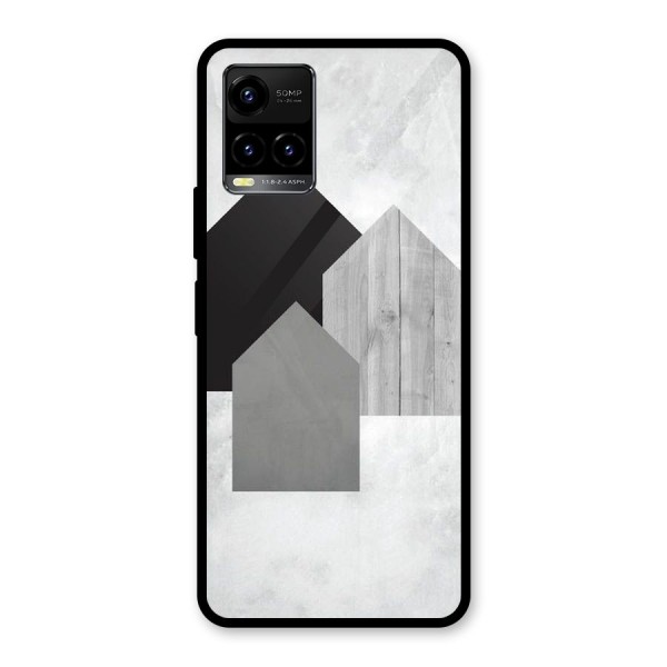 Marble Poster Glass Back Case for Vivo Y21 2021