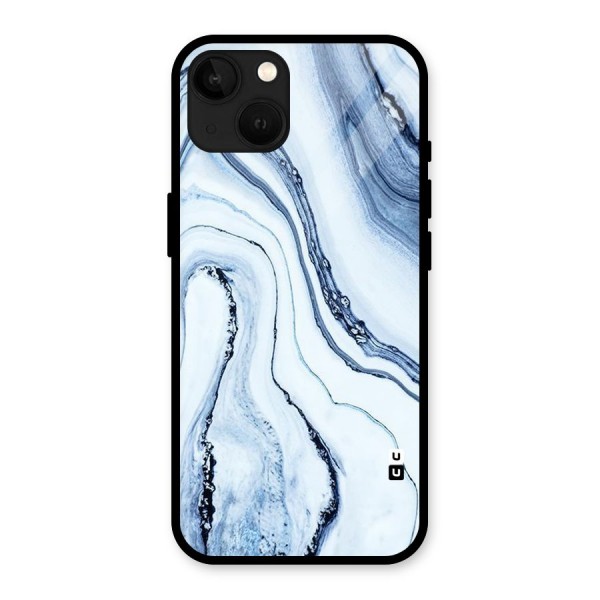 Marble Style (Printed) Glass Back Case for iPhone 13