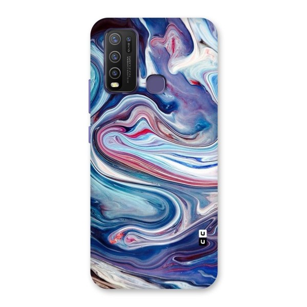 Marble Style Printed Back Case for Vivo Y30