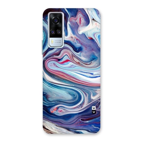 Marble Style Printed Back Case for Vivo Y51A