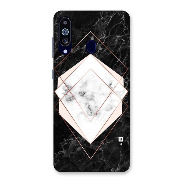 Marble Texture Print Back Case for Galaxy A60