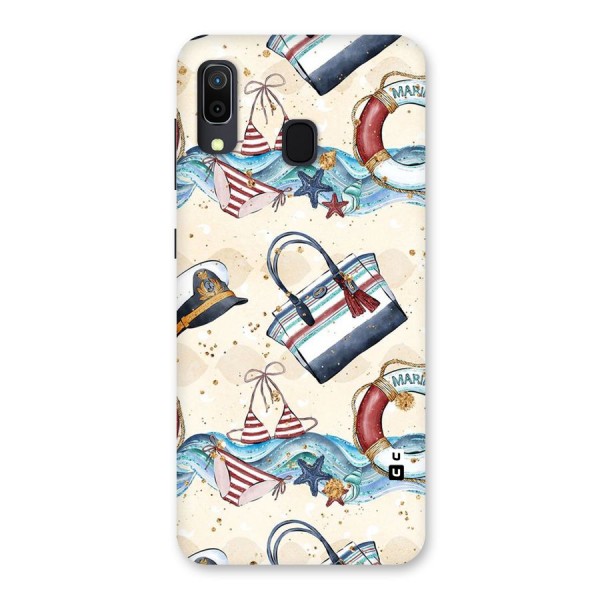 Marine Bag Design Back Case for Galaxy A20