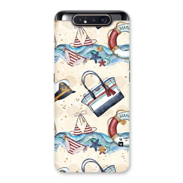 Marine Bag Design Back Case for Galaxy A80