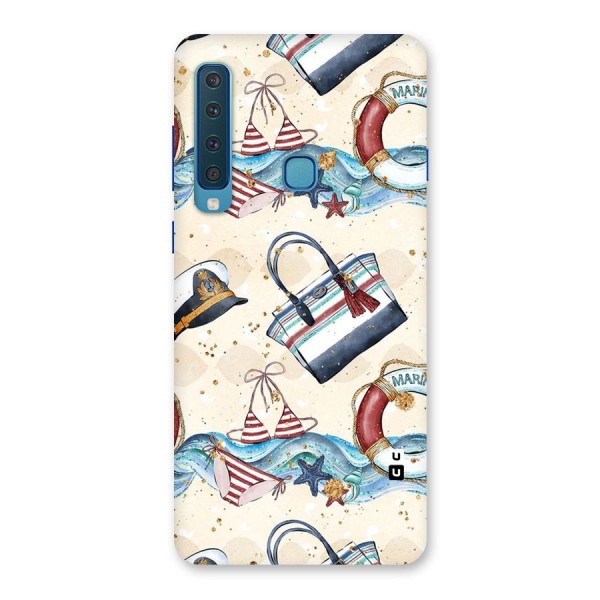 Marine Bag Design Back Case for Galaxy A9 (2018)