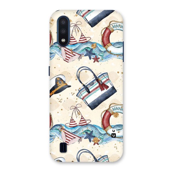 Marine Bag Design Back Case for Galaxy M01