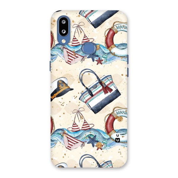 Marine Bag Design Back Case for Galaxy M01s