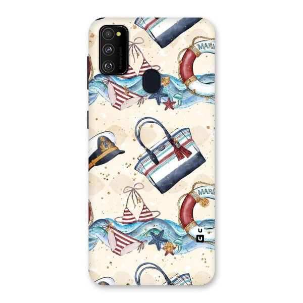 Marine Bag Design Back Case for Galaxy M21