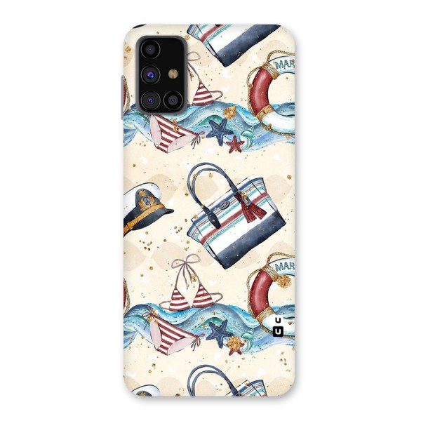 Marine Bag Design Back Case for Galaxy M31s