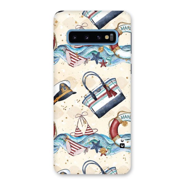 Marine Bag Design Back Case for Galaxy S10