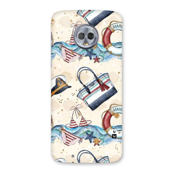 Marine Bag Design Back Case for Moto G6