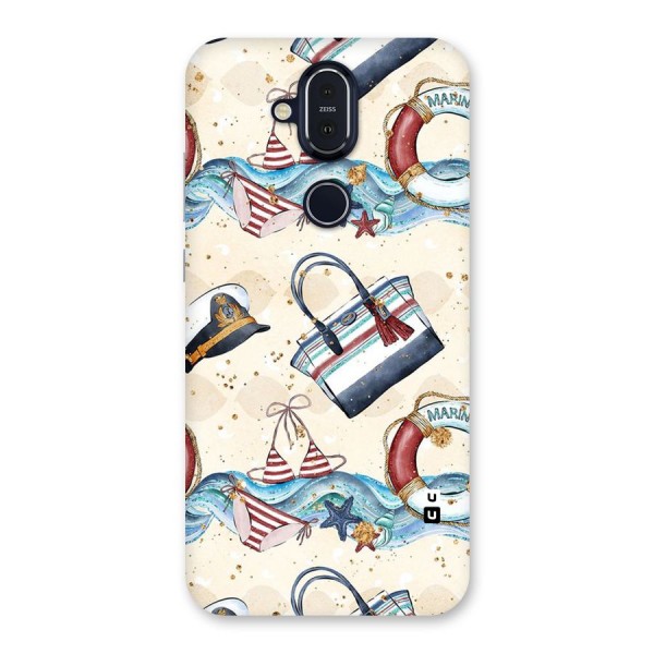 Marine Bag Design Back Case for Nokia 8.1