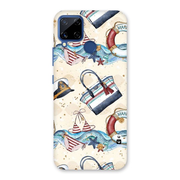 Marine Bag Design Back Case for Realme Narzo 30A