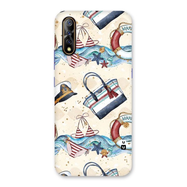 Marine Bag Design Back Case for Vivo S1