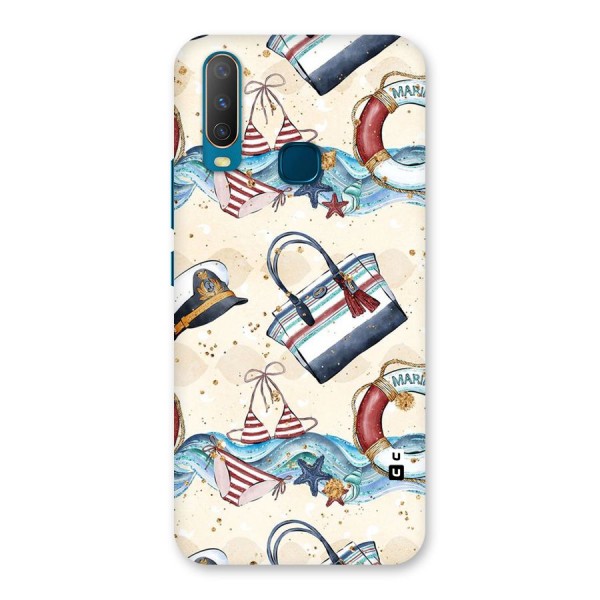 Marine Bag Design Back Case for Vivo U10