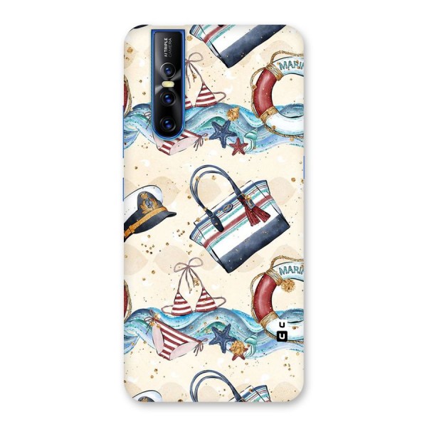 Marine Bag Design Back Case for Vivo V15 Pro