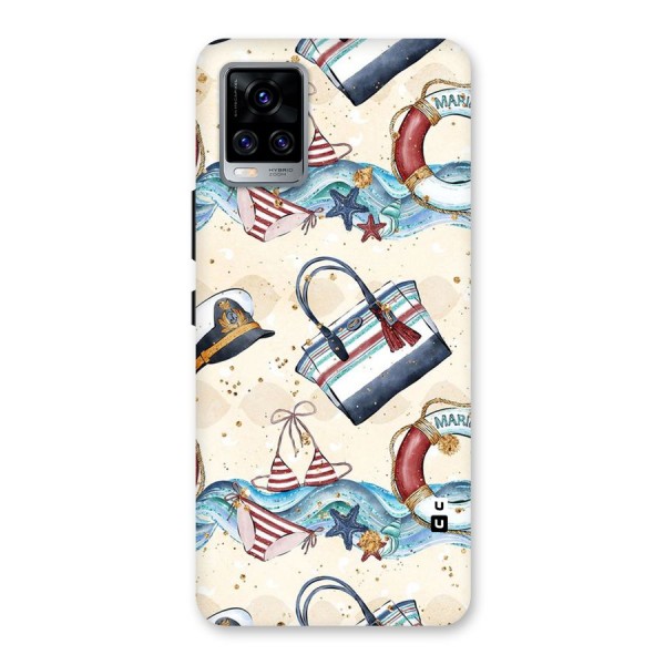 Marine Bag Design Back Case for Vivo V20 Pro