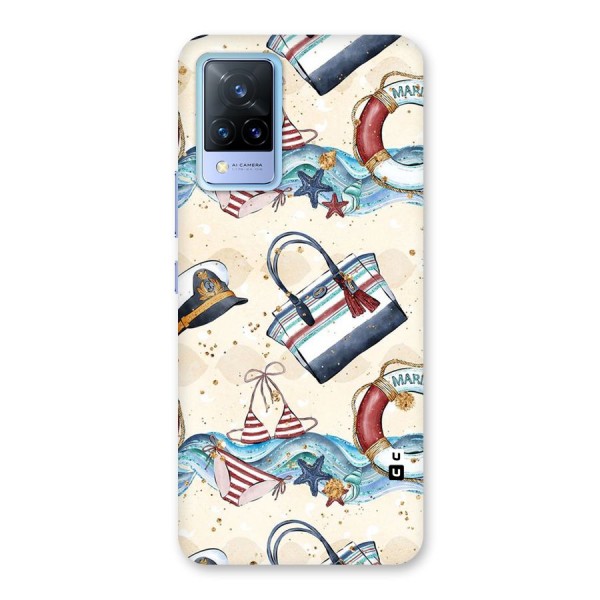 Marine Bag Design Back Case for Vivo V21 5G