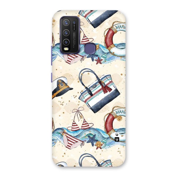 Marine Bag Design Back Case for Vivo Y30