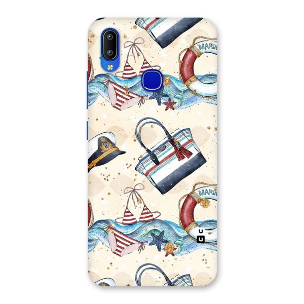 Marine Bag Design Back Case for Vivo Y91