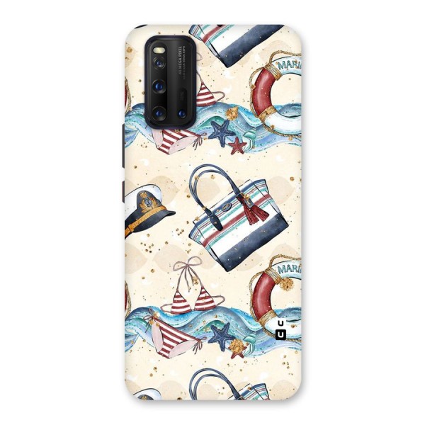 Marine Bag Design Back Case for Vivo iQOO 3