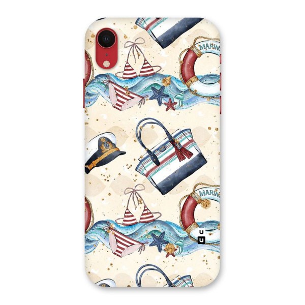 Marine Bag Design Back Case for iPhone XR