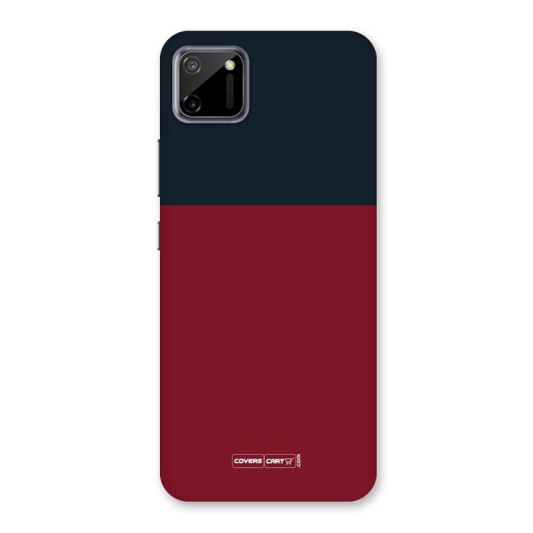 Maroon and Navy Blue Back Case for Realme C11