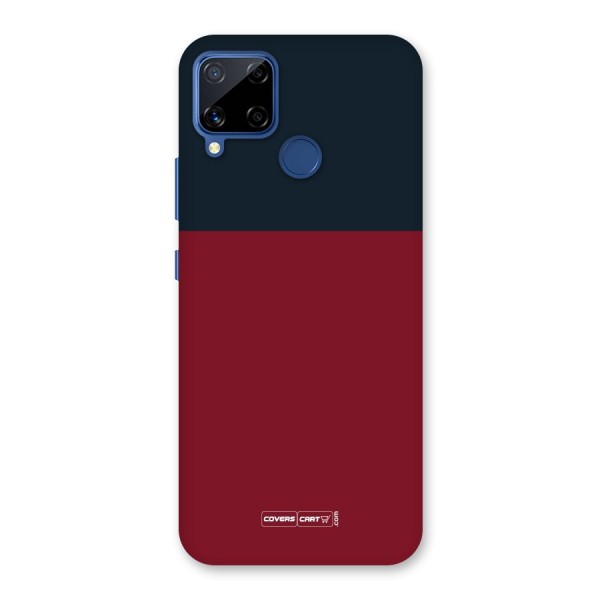 Maroon and Navy Blue Back Case for Realme C12