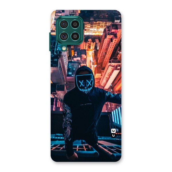 Mask Guy Climbing Building Back Case for Galaxy F62