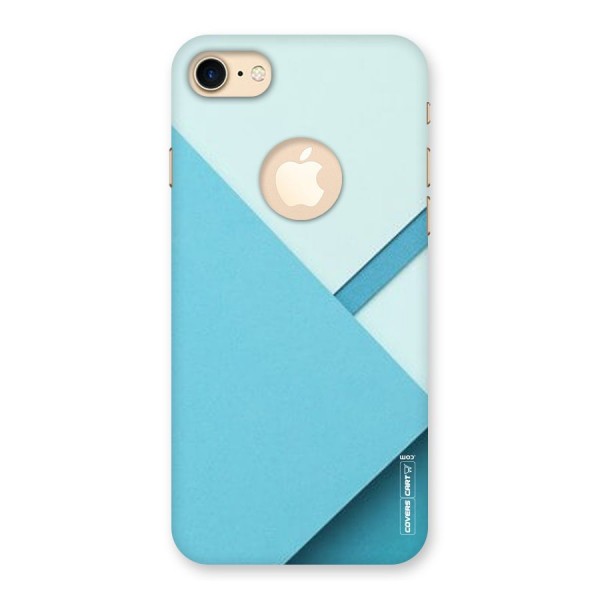 Material Design Back Case for iPhone 8 Logo Cut