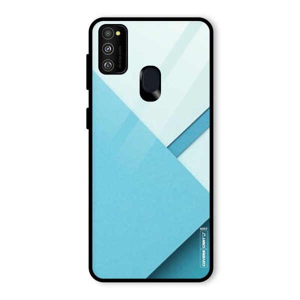 Material Design Glass Back Case for Galaxy M21