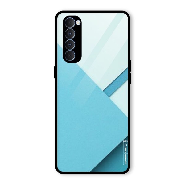 Material Design Glass Back Case for Oppo Reno4 Pro