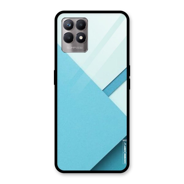 Material Design Glass Back Case for Realme 8i