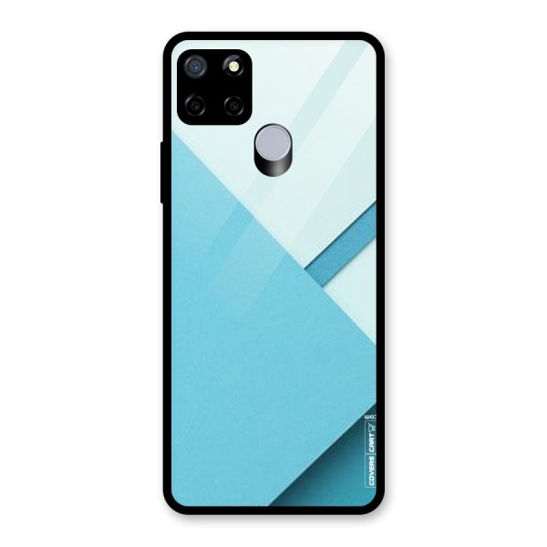 Material Design Glass Back Case for Realme C15