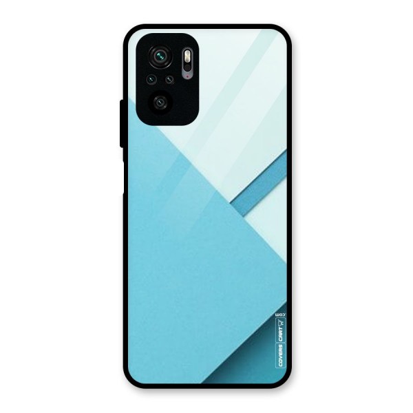 Material Design Glass Back Case for Redmi Note 10