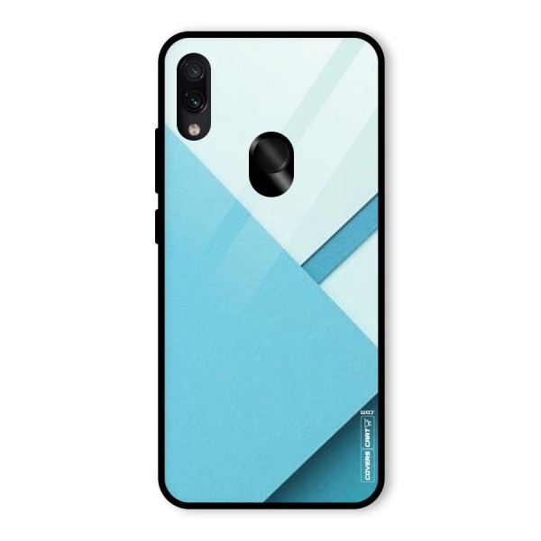 Material Design Glass Back Case for Redmi Note 7