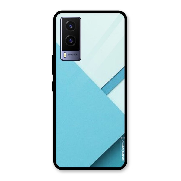 Material Design Glass Back Case for Vivo V21e 5G