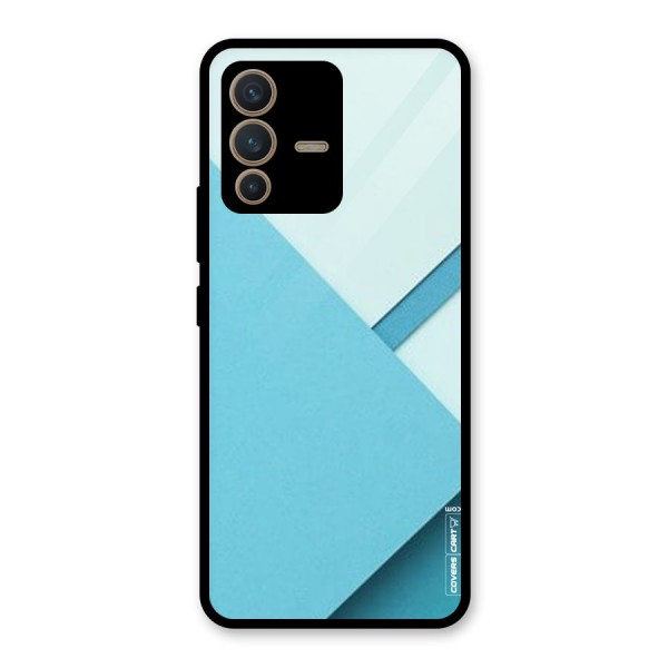 Material Design Glass Back Case for Vivo V23 5G